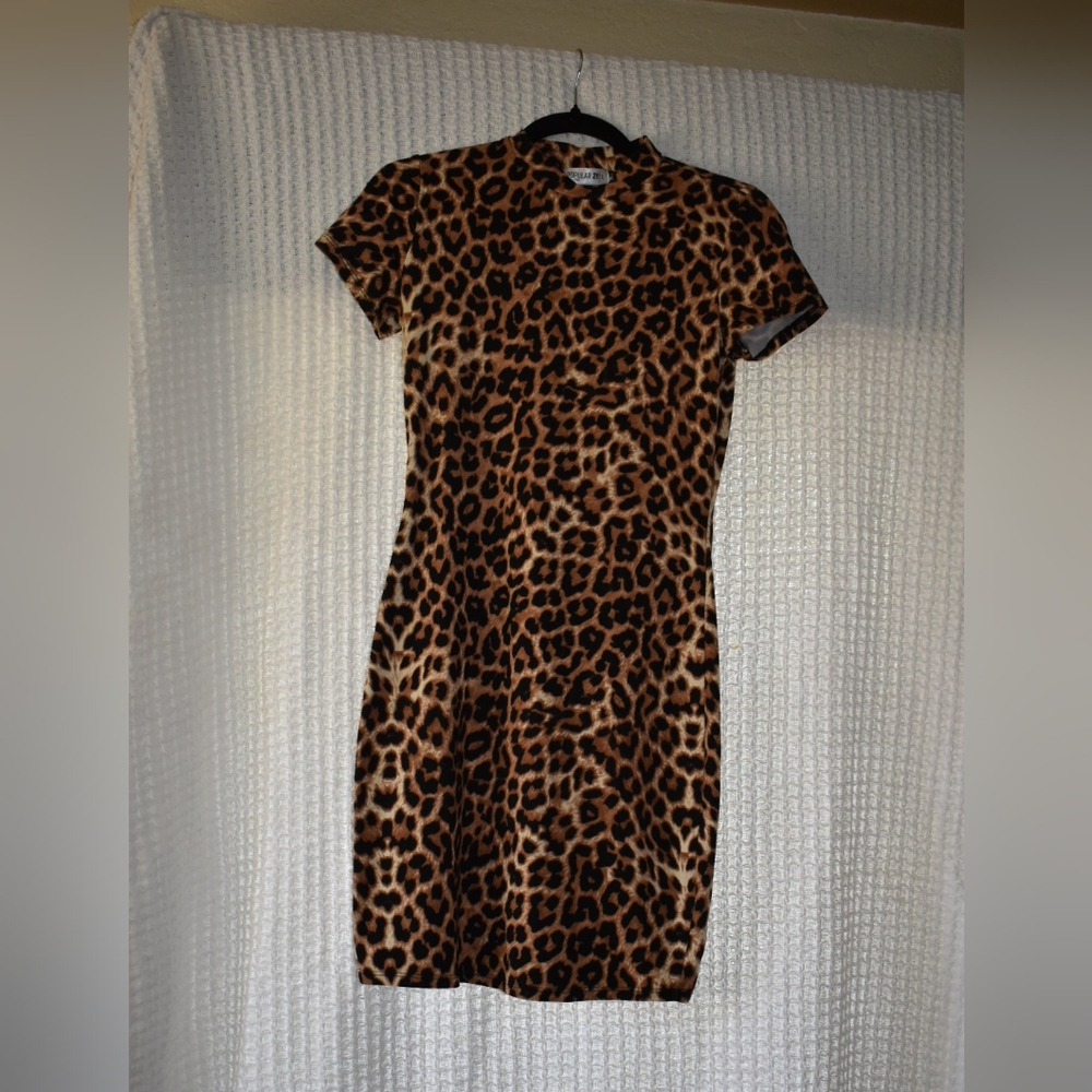 Leopard Print Women's Dress